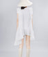 Asymmetric Pleated Frill Dress